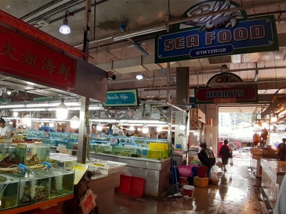 โซนจำหน่ายอาหารทะเล - ตลาดสดบันซ้าน ตลาดสด ภูเก็ต